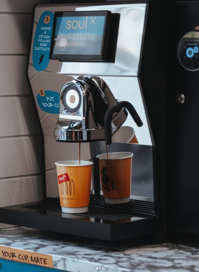 SOUL x COFFEE Station beim Espresso